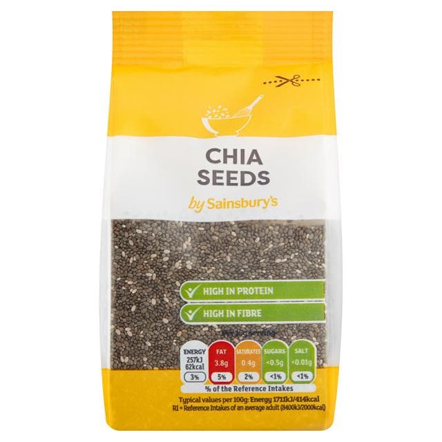 Sainsbury's Chia Seeds 150g - gallery image 1