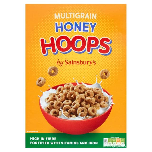 Sainsbury's Multigrain Honey Hooplas 375g - gallery image 1
