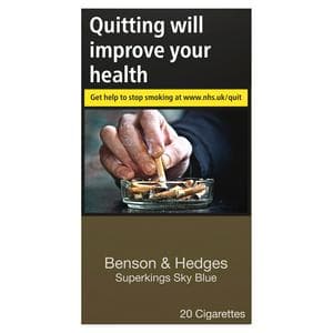 Benson & Hedges Sky Blue Superkings x20