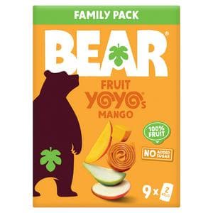 BEAR Fruit Yoyos Mango Family Pack 9x20g