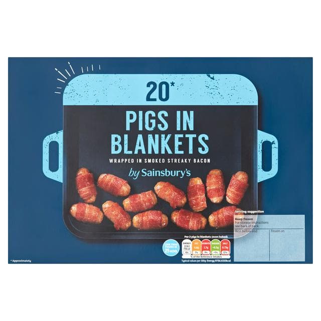 Sainsbury's Pigs in Blankets x20 400g - gallery image 1