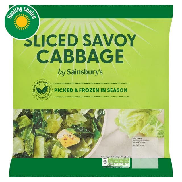 Sainsbury's Sliced Savoy Cabbage 500g - gallery image 1