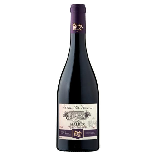 Sainsbury's Chateau Les Bouysses Cahors Red Wine, Taste the Difference 75cl - gallery image 1