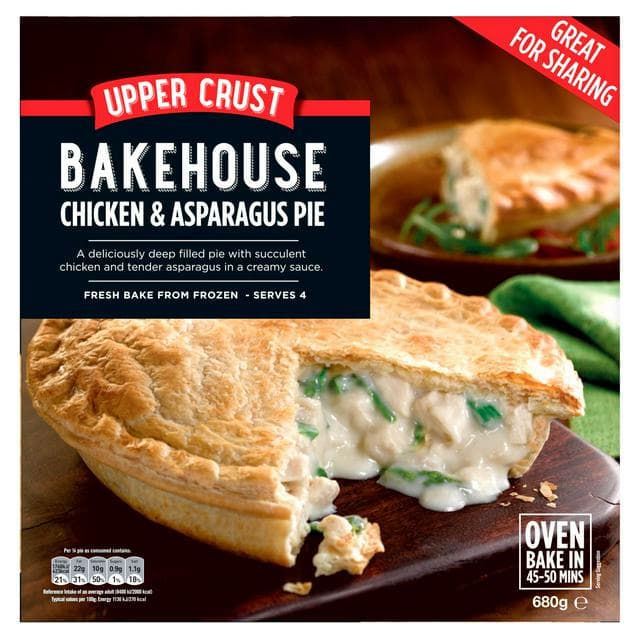 UpperCrust Bakehouse Chicken & Asparagus Pie 680g - gallery image 1