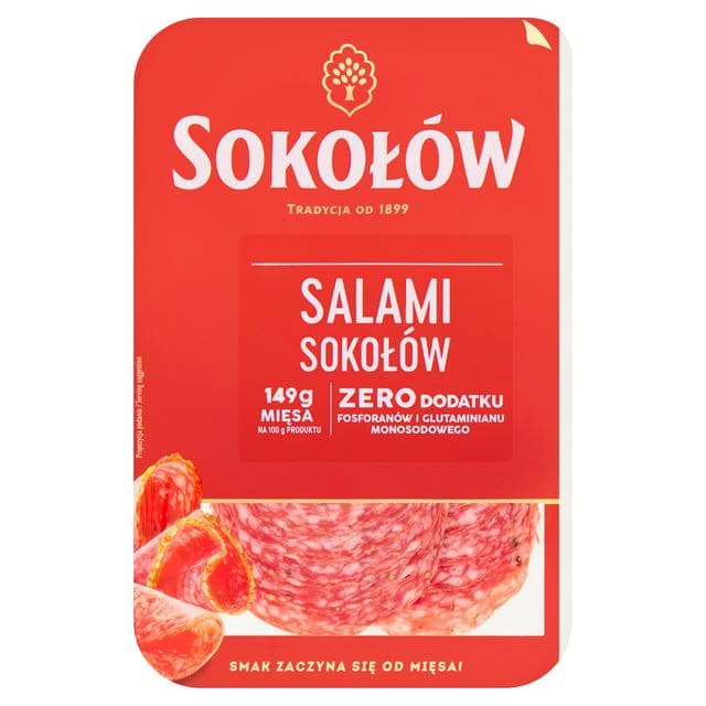 Sokolow Salami Slices 100g - gallery image 1