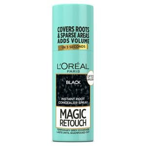 L'Oreal Paris Magic Retouch Temporary Instant Grey Root Concealer Spray Black