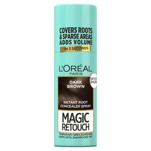 L'Oreal Paris Magic Retouch Temporary Instant Grey Root Concealer Spray Dark Brown