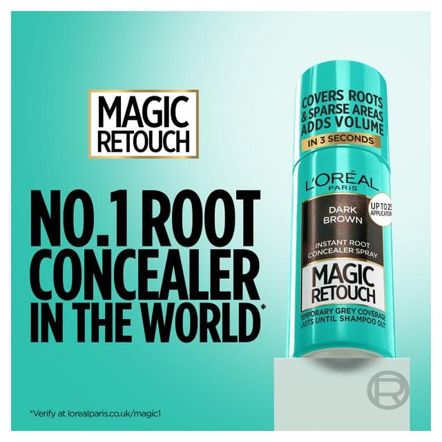 L'Oreal Paris Magic Retouch Temporary Instant Grey Root Concealer Spray Dark Blonde - gallery image 2