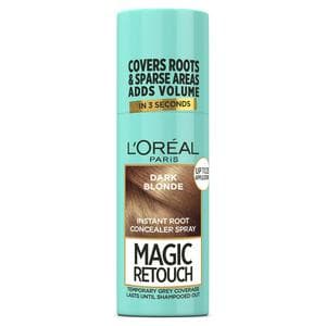 L'Oreal Paris Magic Retouch Temporary Instant Grey Root Concealer Spray Dark Blonde