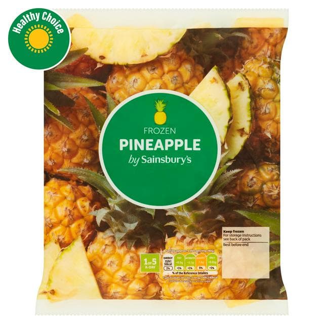 Sainsbury's Frozen Pineapple Chunks 450g - gallery image 1