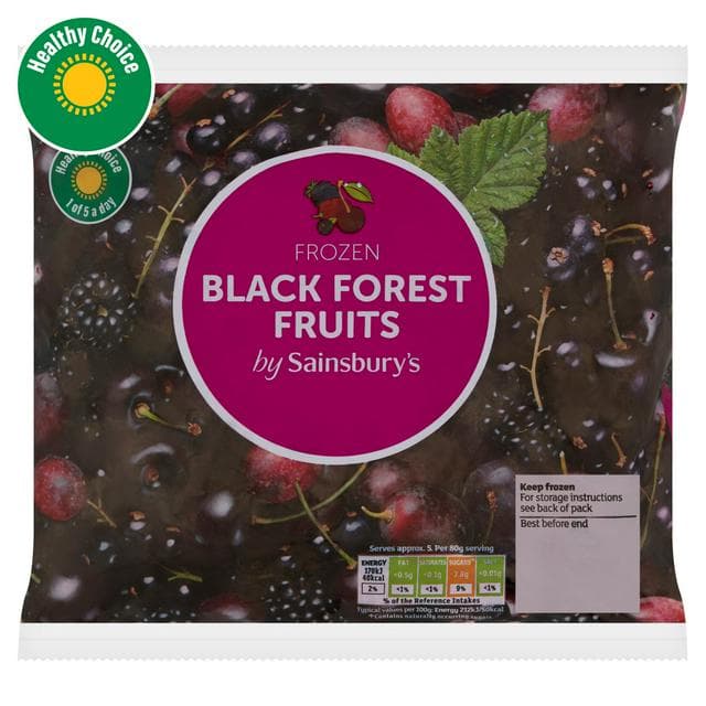 Sainsbury's Frozen Black Forest Fruits 450g - gallery image 1