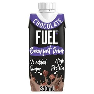 FUEL10K 330ml On the Go Ready to Drink Breakfast High Protein Chocolate Milk Shake