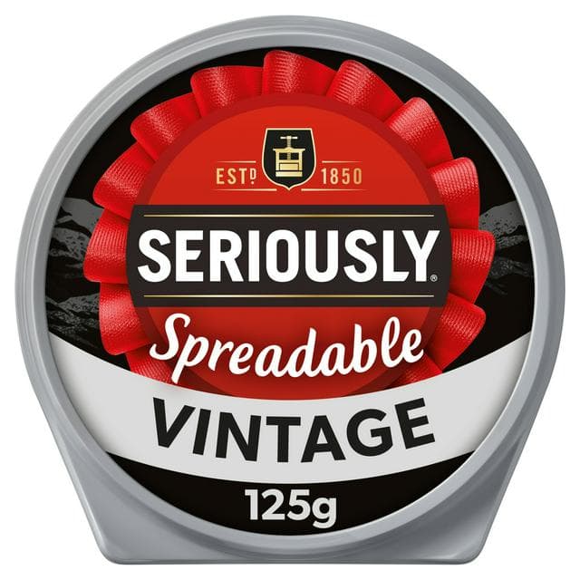 Seriously Spreadable Vintage Cheese 125g - gallery image 1