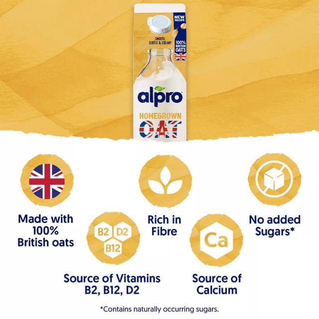 Alpro 1L Oat Original Chilled Dairy Free Drink - gallery image 2