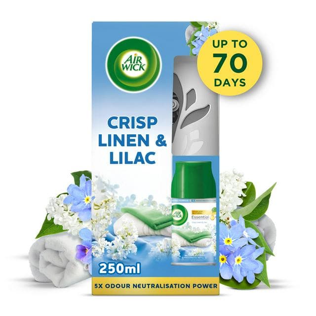 Air Wick Freshmatic Kit Crisp Linen & Lilac Air Freshener 250ml - gallery image 1