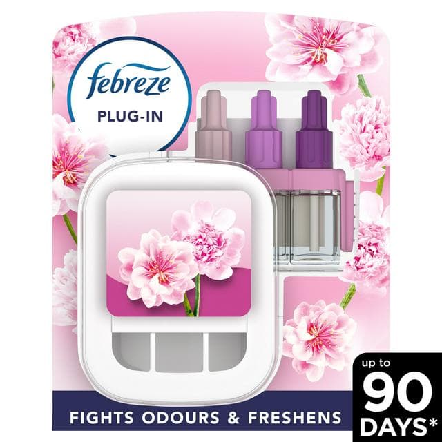 Febreze Ambi Pur 3Volution Plug In Air Freshener Starter Kit Blossom & Breeze - gallery image 1