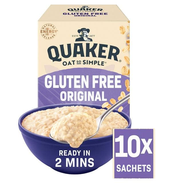 Quaker Oat So Simple Gluten Free Porridge 10x35g - gallery image 1