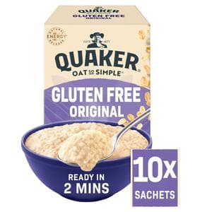 Quaker Oat So Simple Gluten Free Porridge 10x35g
