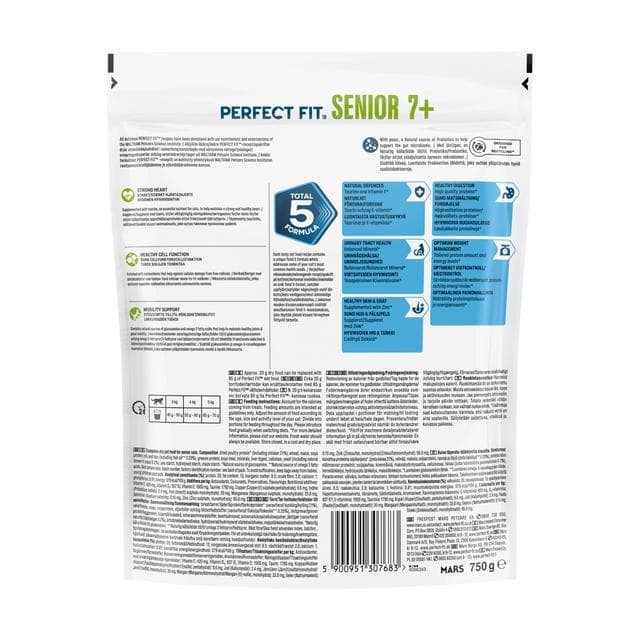 Perfect Fit Advanced Nutrition Senior Complete Dry Chicken Cat Food 750g - gallery image 5