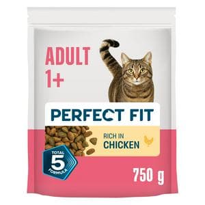 Perfect Fit Advanced Nutrition Adult Complete Dry Chicken Cat Food 750g