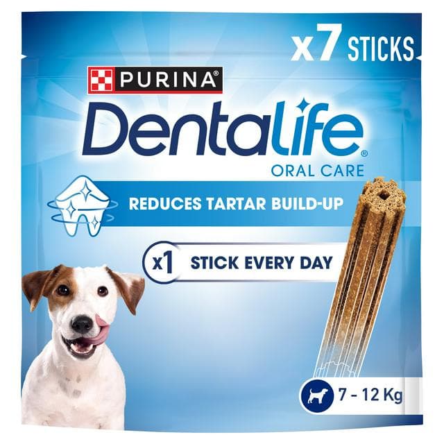 Dentalife Small Dental Chicken Dog Chews Sticks x7 - gallery image 1