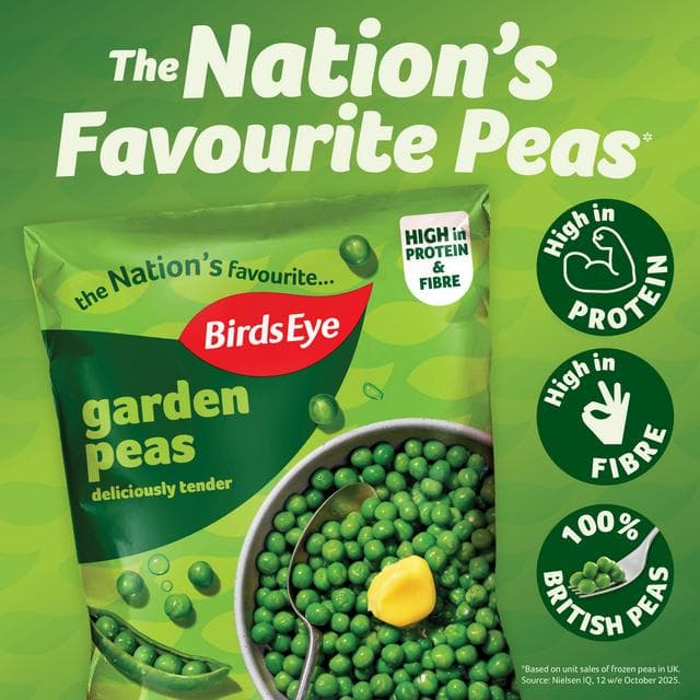 Birds Eye Garden Peas 800g - gallery image 2
