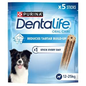 Dentalife Medium Dental Chicken Dog Chews Sticks x5