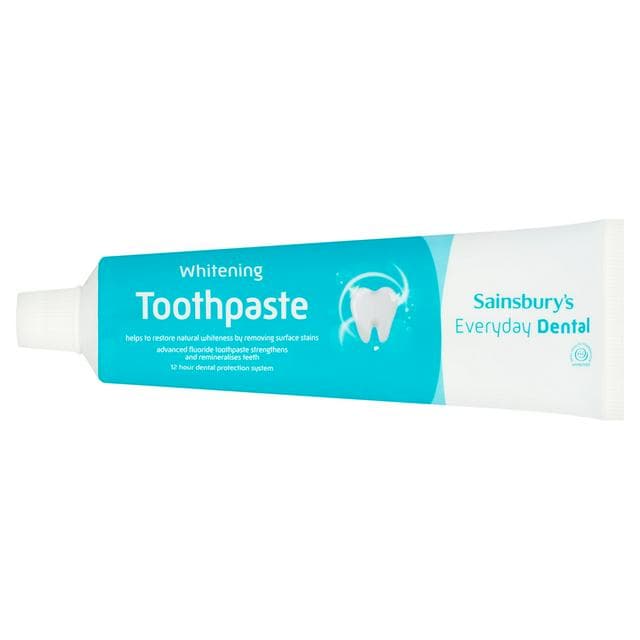 Sainsbury's OraCare+ Whitening Toothpaste 100ml - gallery image 1