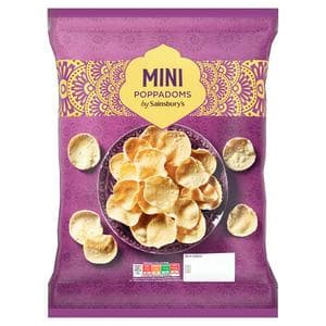 Sainsbury's Mini Poppadoms 100g