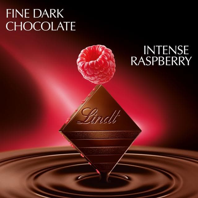 Lindt Excellence Dark Raspberry Chocolate Bar 100g - gallery image 2