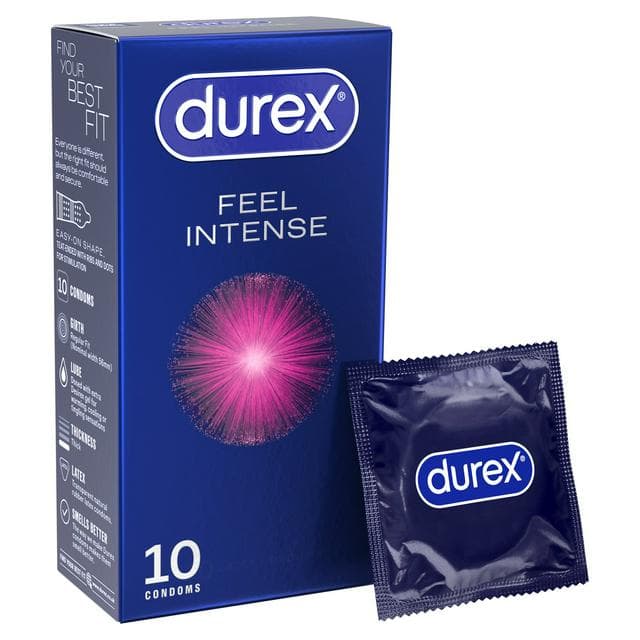 Durex 10 x Feel Intense Latex Condoms - gallery image 1