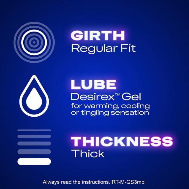 Durex 10 x Feel Intense Latex Condoms - gallery image 4