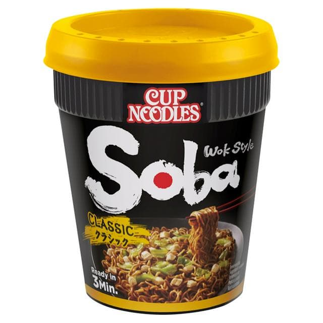 Nissin Soba Classic Wok Style Instant Cup Noodles Pot 90g - gallery image 1