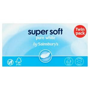 Sainsbury's Super Soft Facial Tissues x2