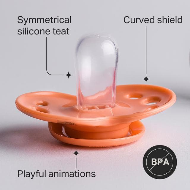 Tommee Tippee Closer to Nature Fun Style x2 Orthodontic Soothers 18-36m - gallery image 4