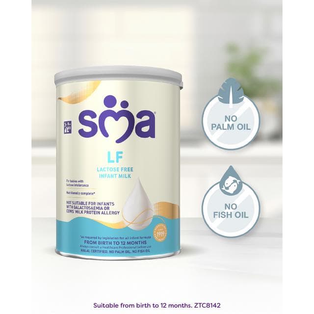 SMA LF Lactose Free Infant Baby Milk Powder Formula, From Birth 400g - gallery image 5