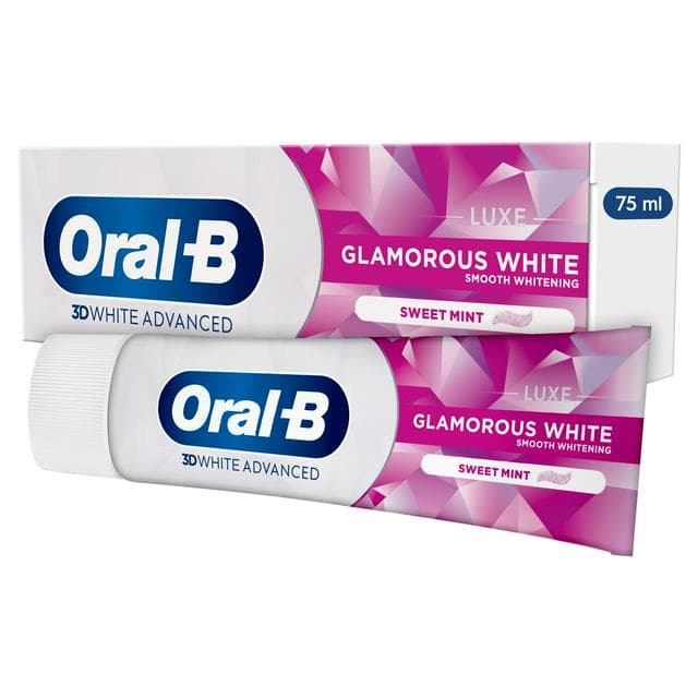 Oral-B 3D White Luxe Glamorous White Whitening Toothpaste 75ml - gallery image 1