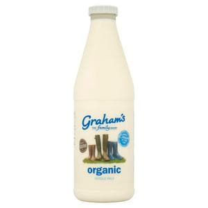 Graham's the Family Dairy Organic Whole Milk 1L