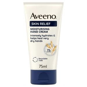 Aveeno Skin Relief Moisturising Hand Cream Unscented Moisturiser 75ml
