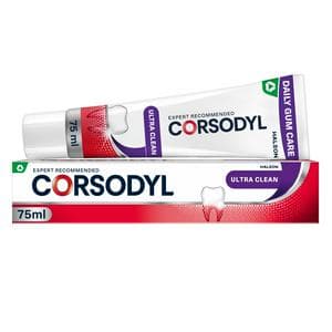 Corsodyl Ultra Clean 75ml Gum Care Toothpaste