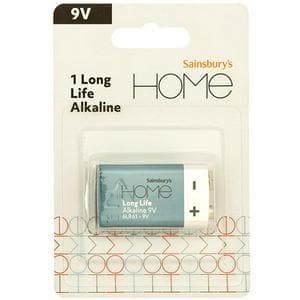 Sainsbury's Home Extra Long Life 9V 1 PK