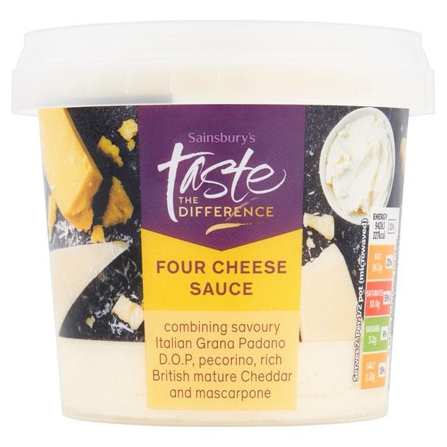Sainsbury's Four Cheese Sauce, Taste the Difference 350g (Serves 2) - gallery image 1