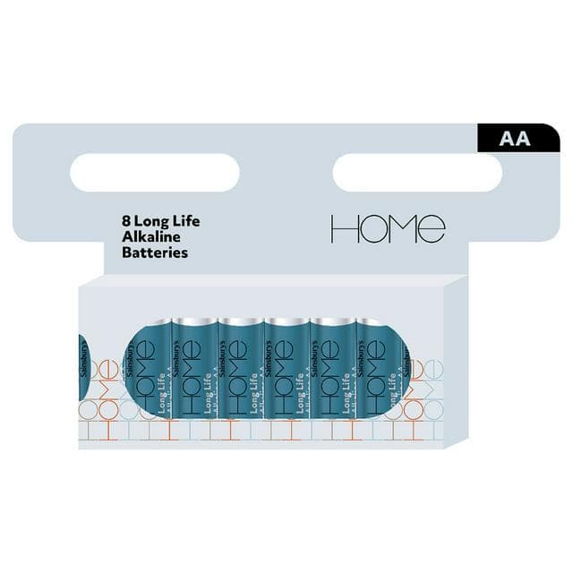 Sainsbury's Home Pack of 12 AA Batteries - gallery image 1