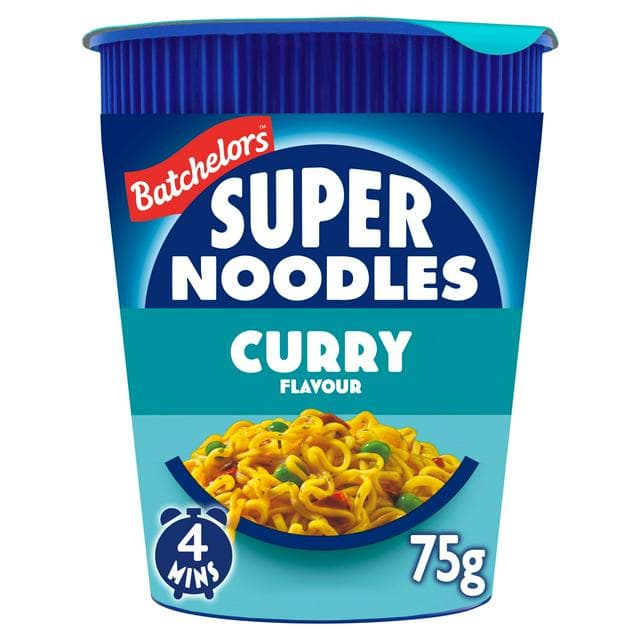 Batchelors Super Noodles Curry Flavour 75g - gallery image 1