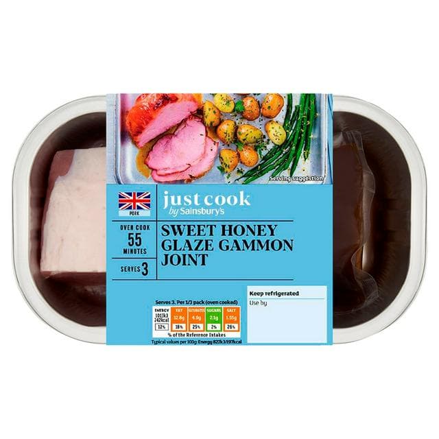 Just Cook Honey Gammon Joint 470g - gallery image 1