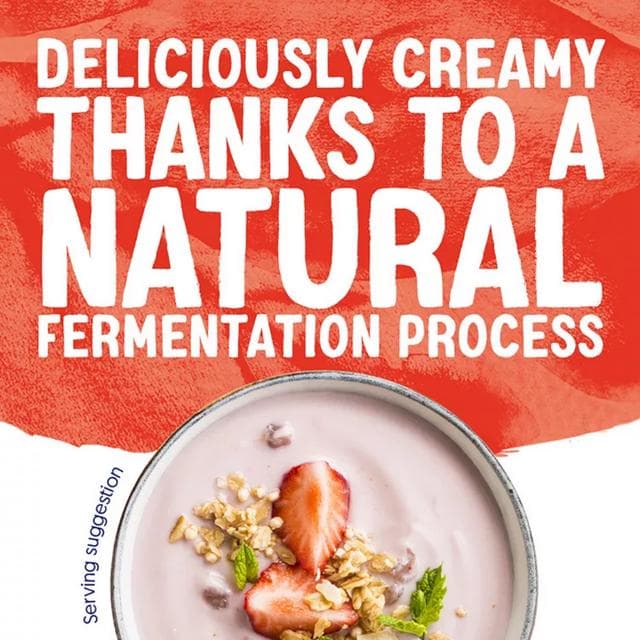Alpro greek Style Strawberry & Raspberry Plant Based Yogurt Alternative 150g - gallery image 3