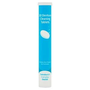 Sainsbury's Denture Cleaning Tablets x30