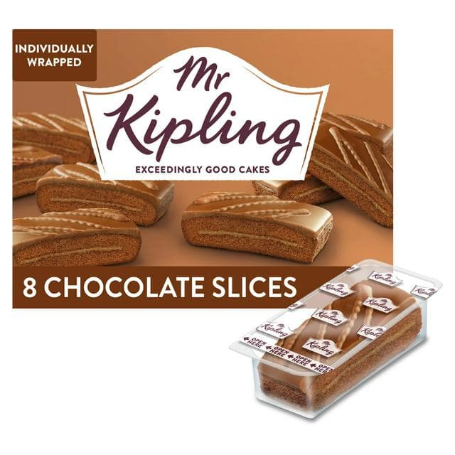 Mr Kipling Chocolate Cake Slices x8 - gallery image 1