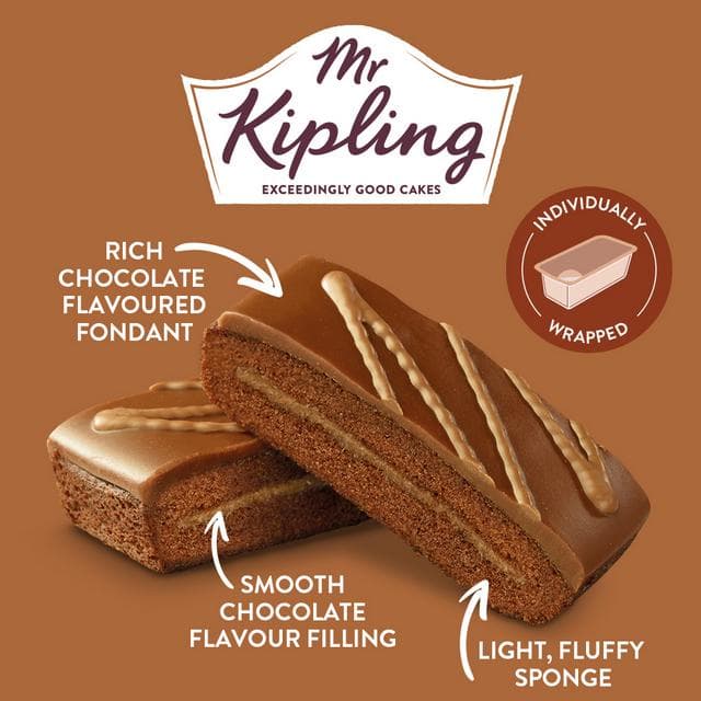 Mr Kipling Chocolate Cake Slices x8 - gallery image 2