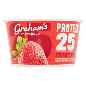 Graham's Protein 25g High Protein Strawberry Yogurt 200g